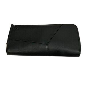 Loewe Puzzle Zip Around Wallet Black Loewe
